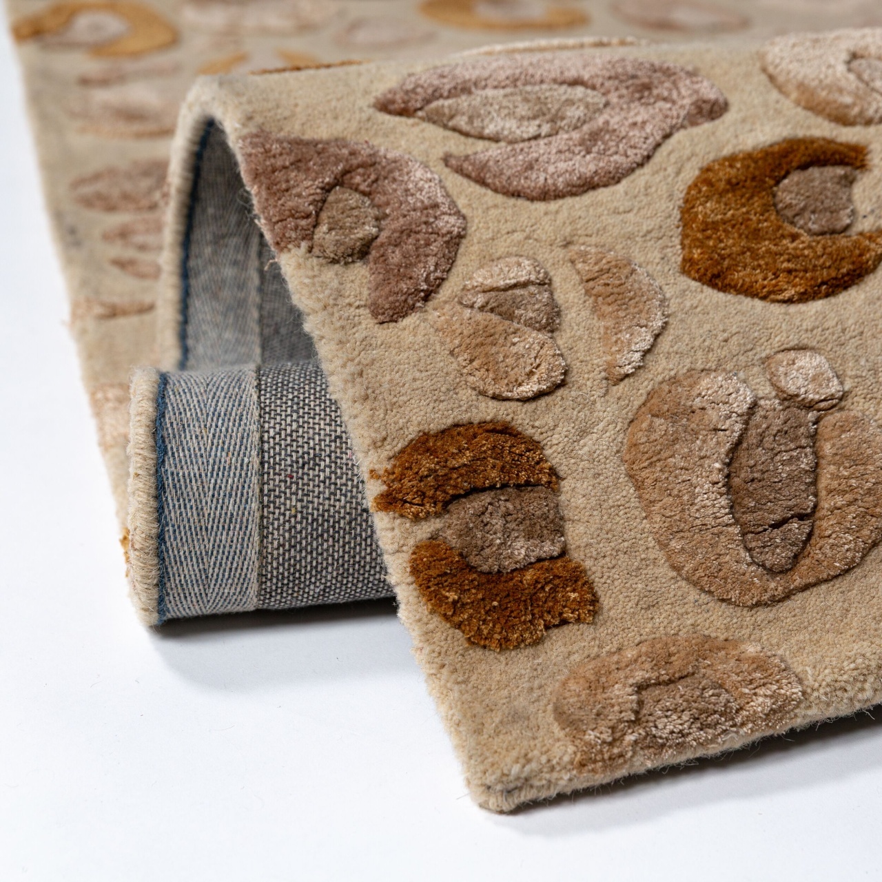 Covor traversa Leopard Print Natural 80x230 cm