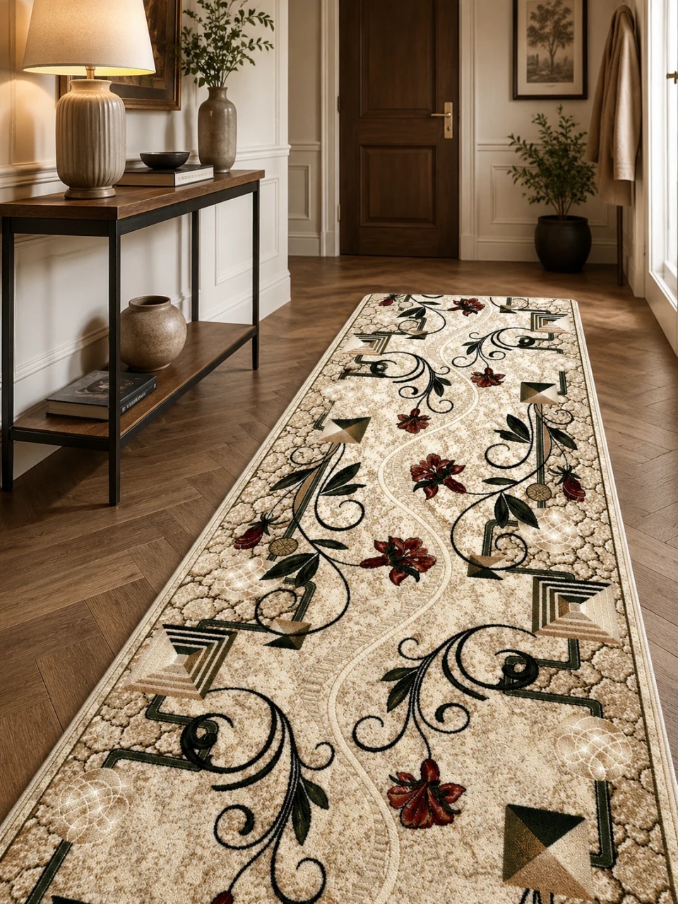 Covor Traversa, Lotos, Crem, 60x300 cm, Delta 587 116