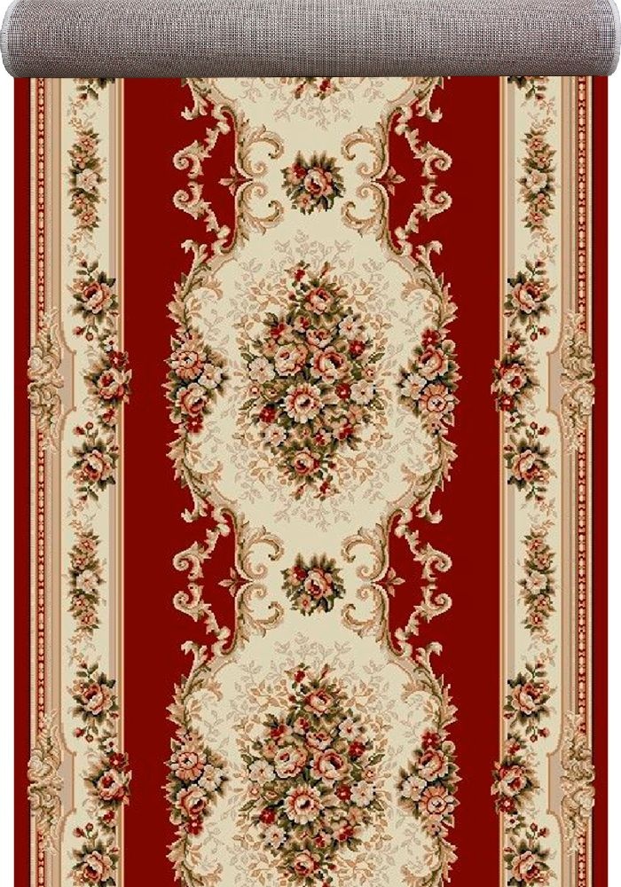 Covor Traversa, Lotos, Rosu, 60x300 cm, Delta