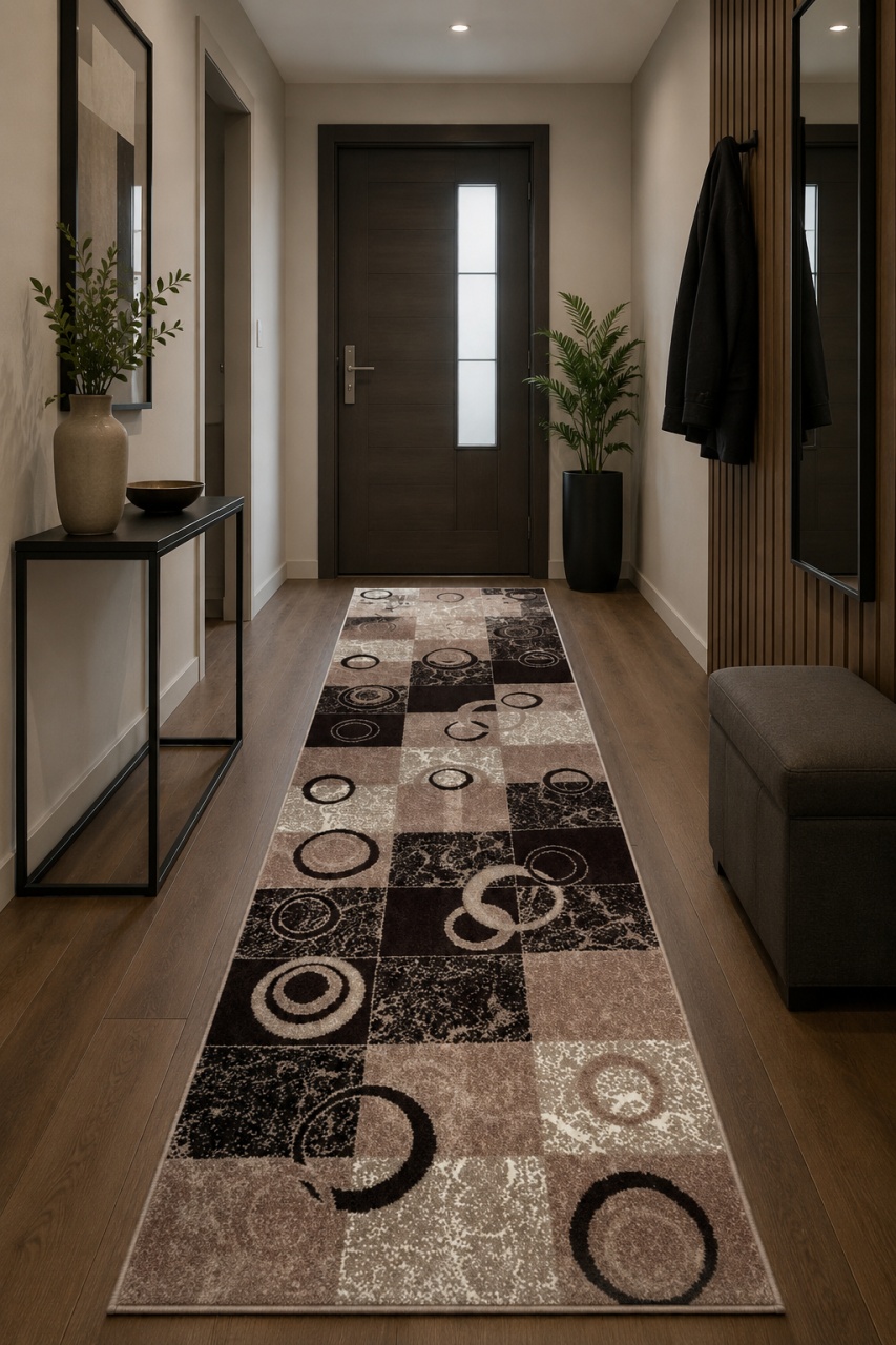 Covor Traversa, Mira, Maro, 120x600 cm, Delta 24170