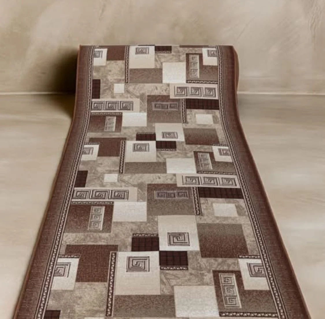 Covor Traversa, Print, Maro, 120x300 cm, Delta 1733