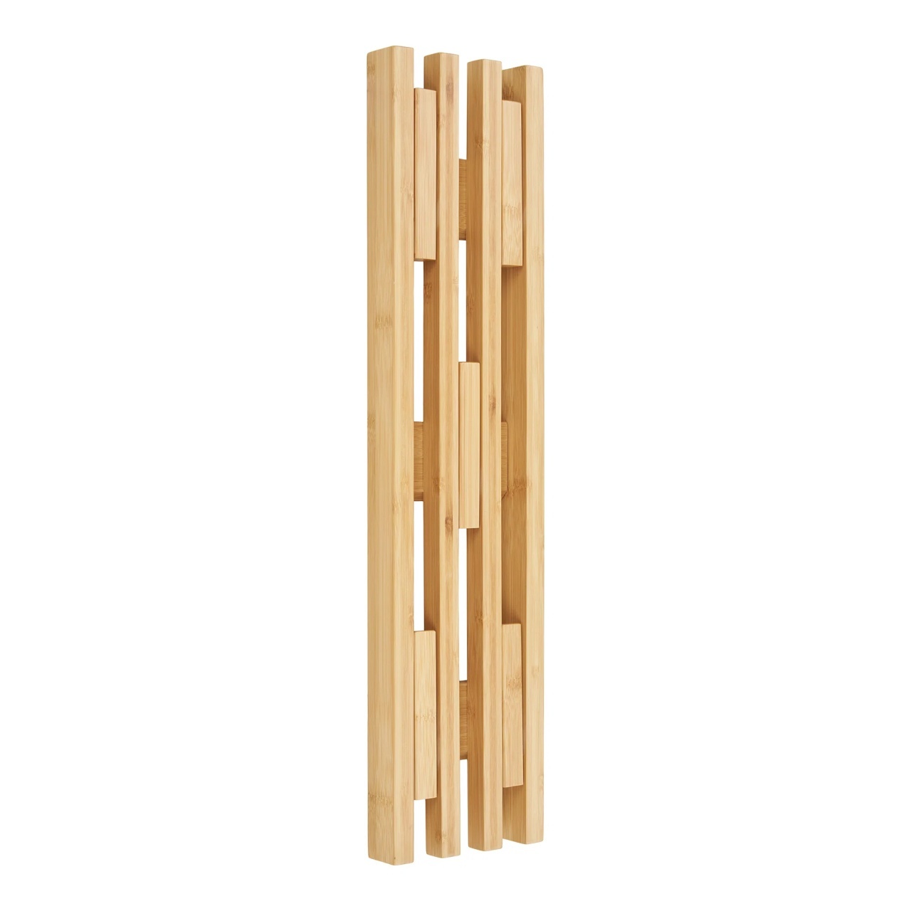 Cuier de perete Ember, Natural, 3.5x14x60 cm