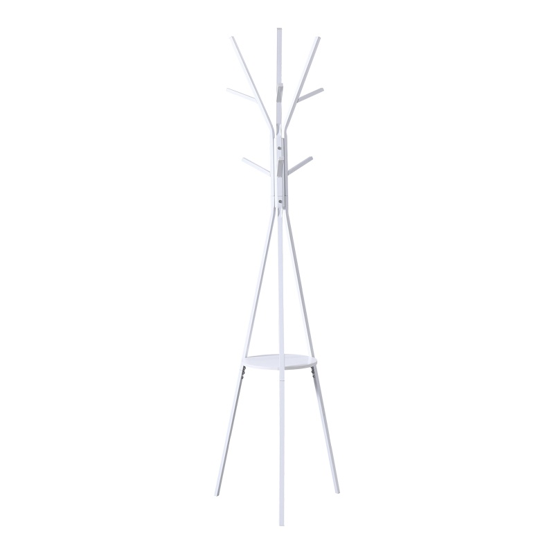 Cuier Denner Alb 48.5x48.5x180 cm