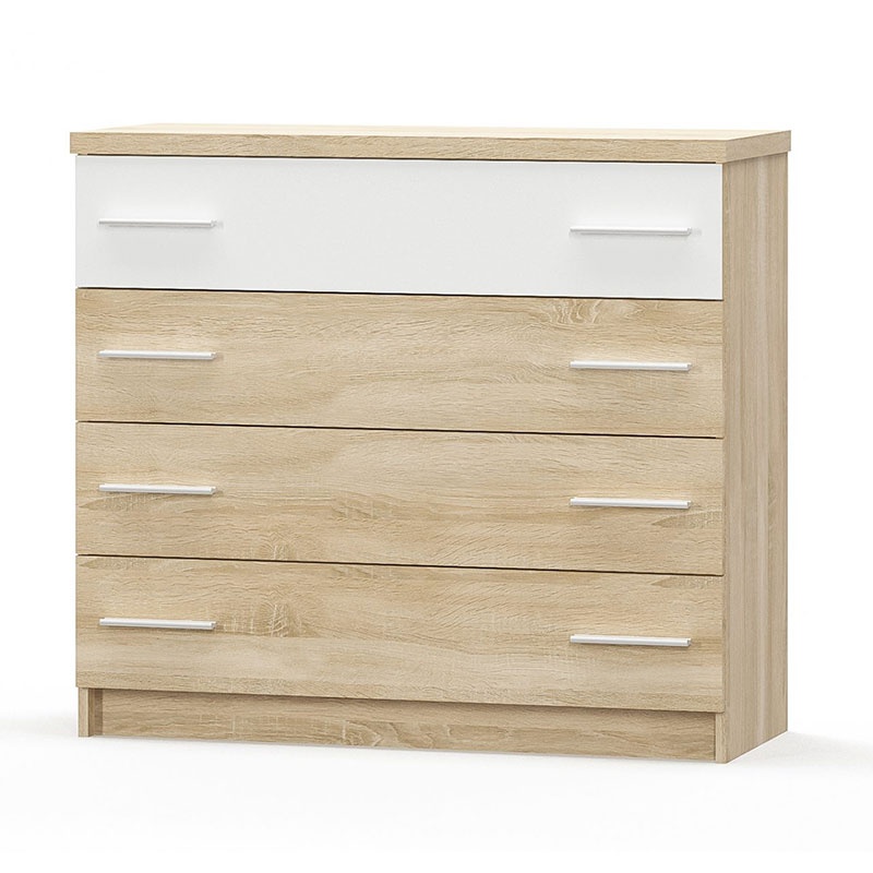 Dulap cu Sertare Geneva Natural 103x40x92 cm