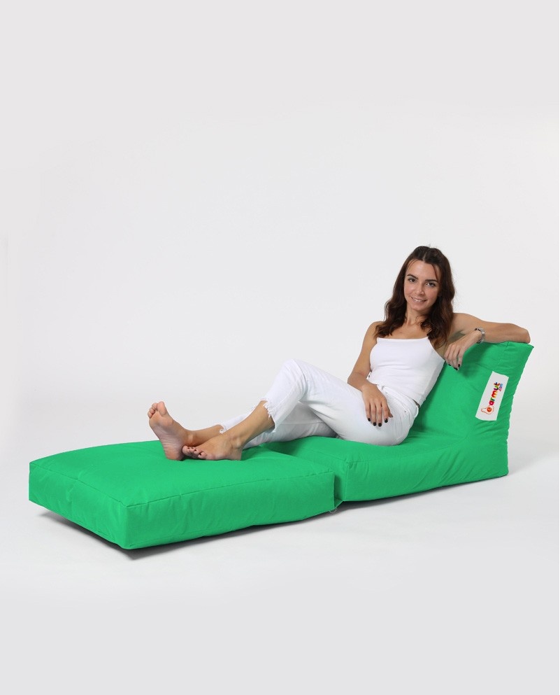 Fotoliu puf de gradina Siesta Verde 180x55x40 cm