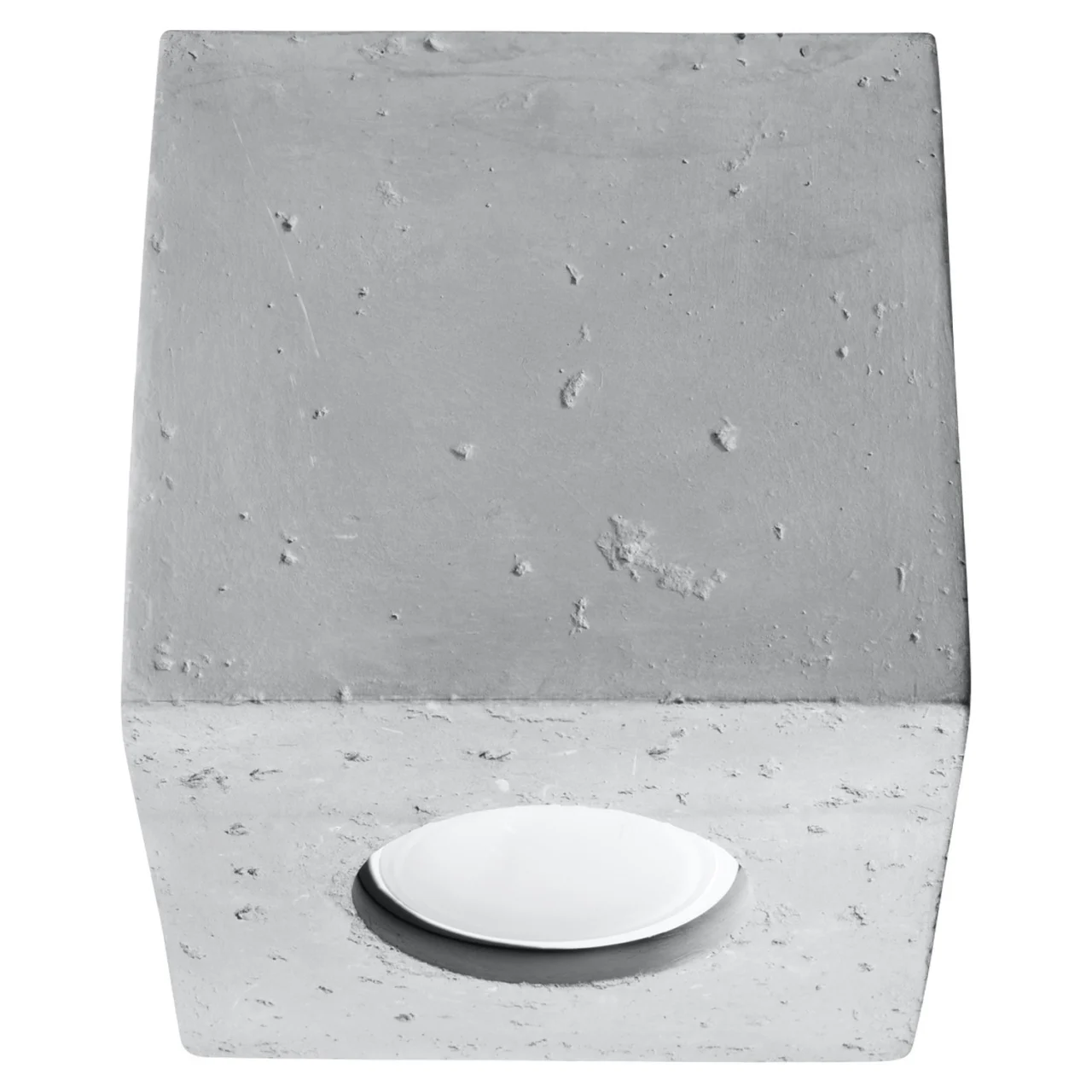 Lustra Quad din beton Gri 10x10x10 cm