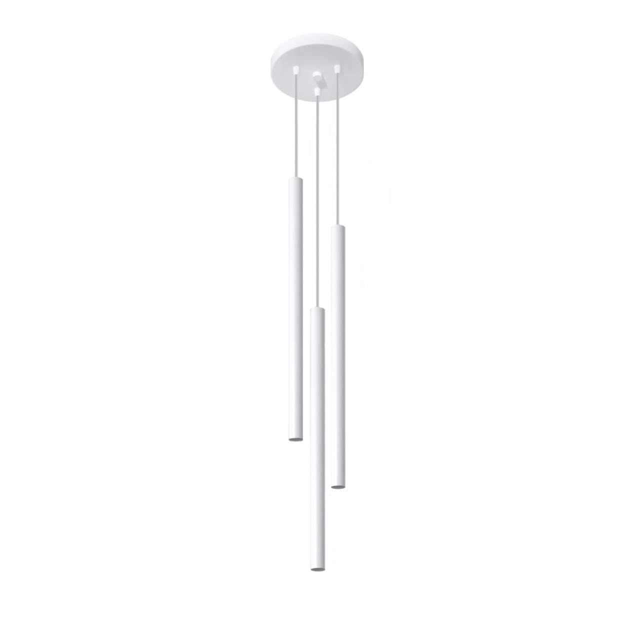 Lustra suspendata Pastelo Alb 20x20x90 cm