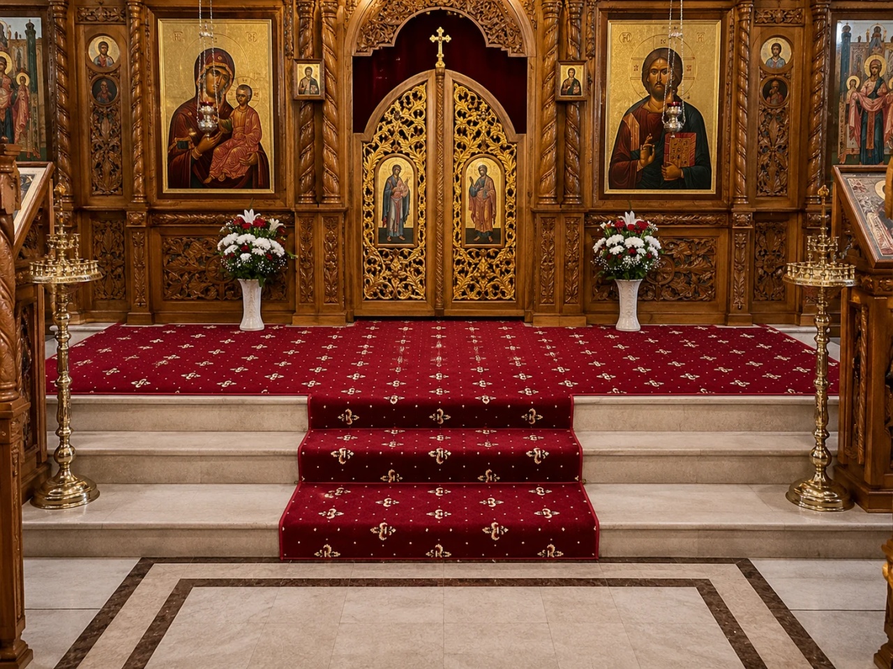 Mocheta biserica, Lotos, Grena, 100x400 cm, Delta 15066