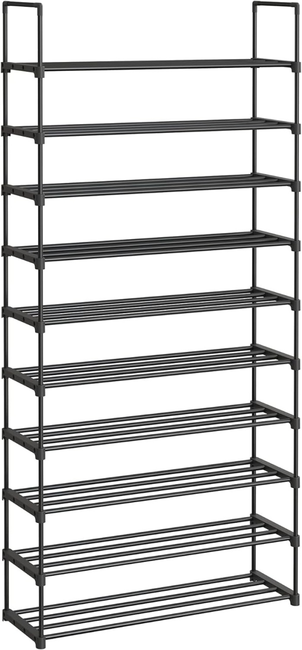 Pantofar modular Negru Songmics 92x30x194 cm