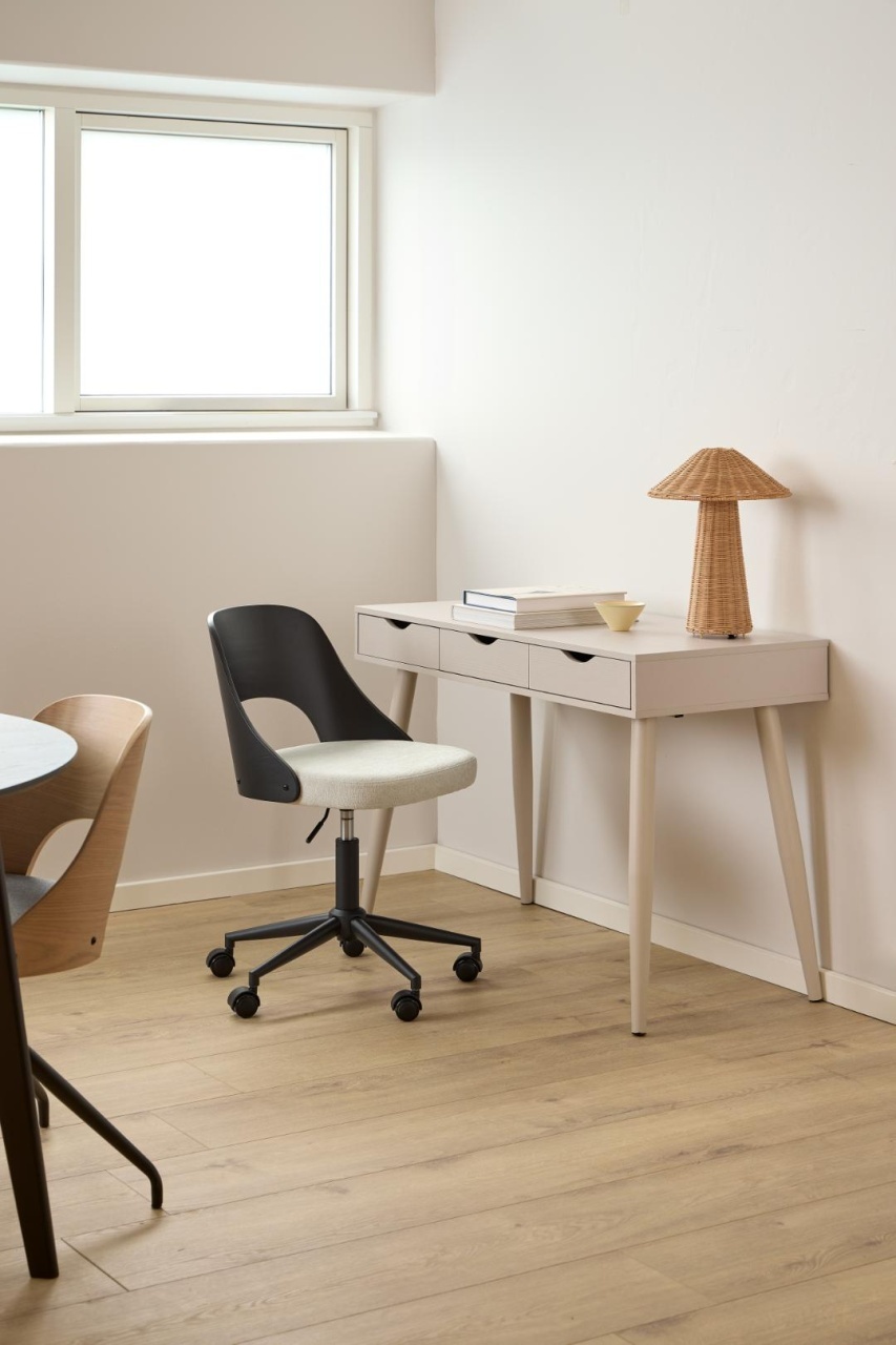 Scaun de birou Lucy, Bej, 89x48x55.5 cm