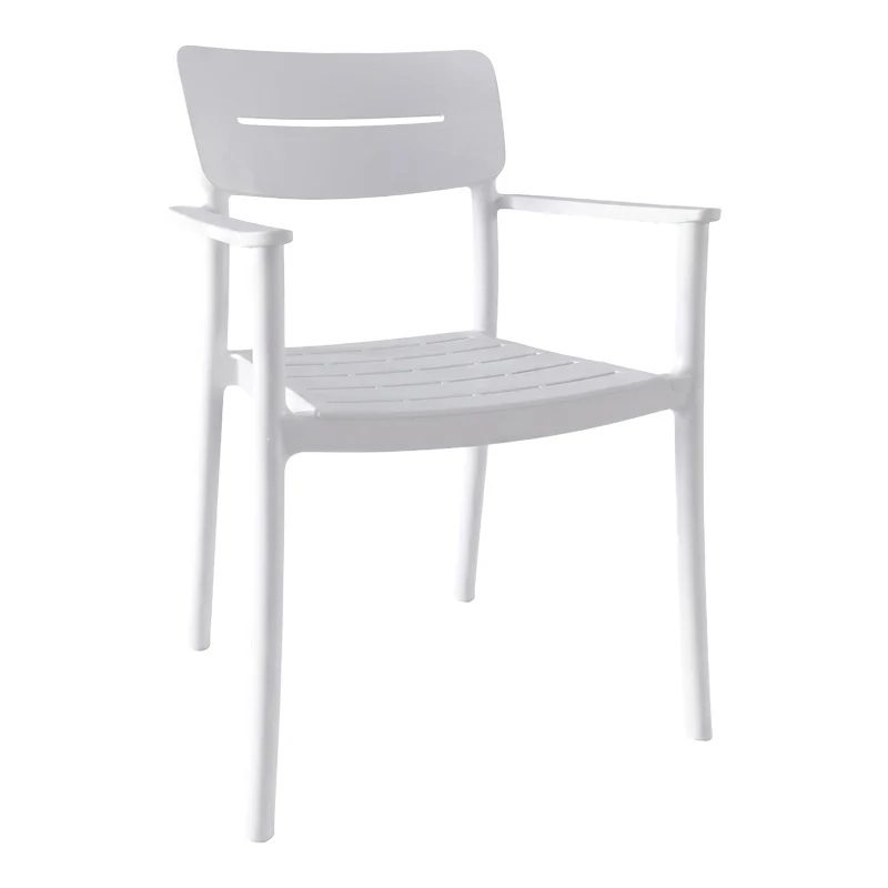 Scaun Pilma, Alb, 57x54x82 cm
