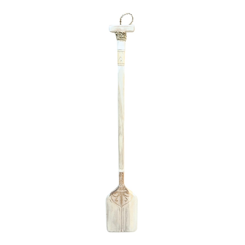 Vasla decorativa de perete Boon Alb 20x3x120 cm