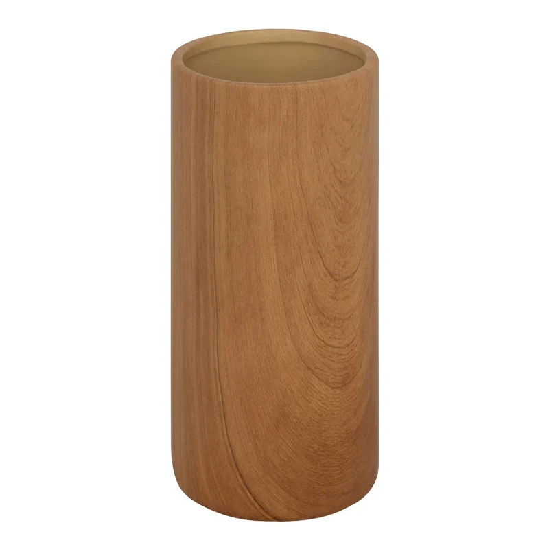 Vaza ceramica Joefer, Pako World, Natural, 9x9x20 cm