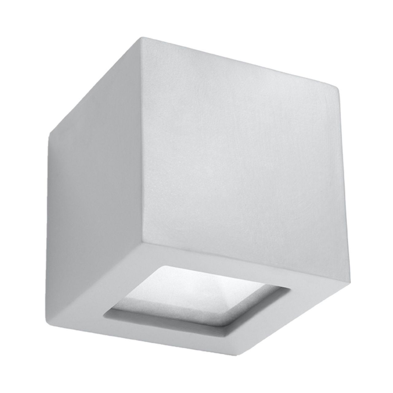 Aplica Leo din ceramica Gri 14x14x14 cm