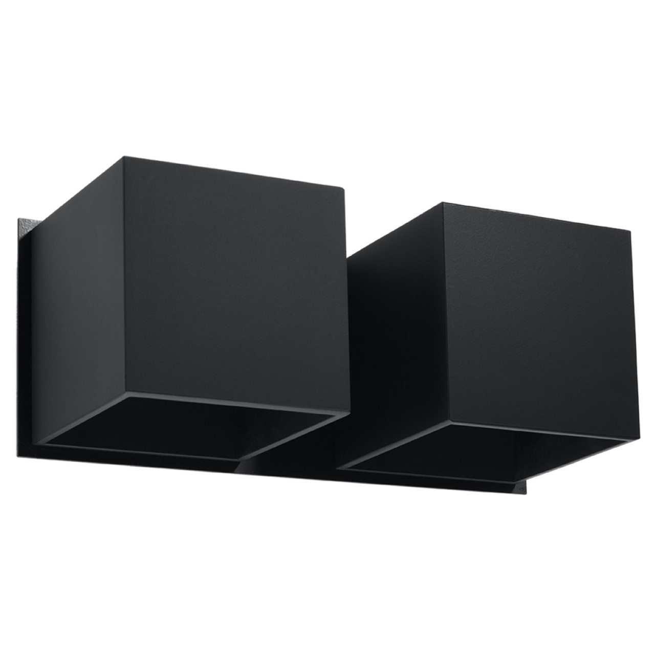Aplica perete Quad Negru 26x12x11 cm