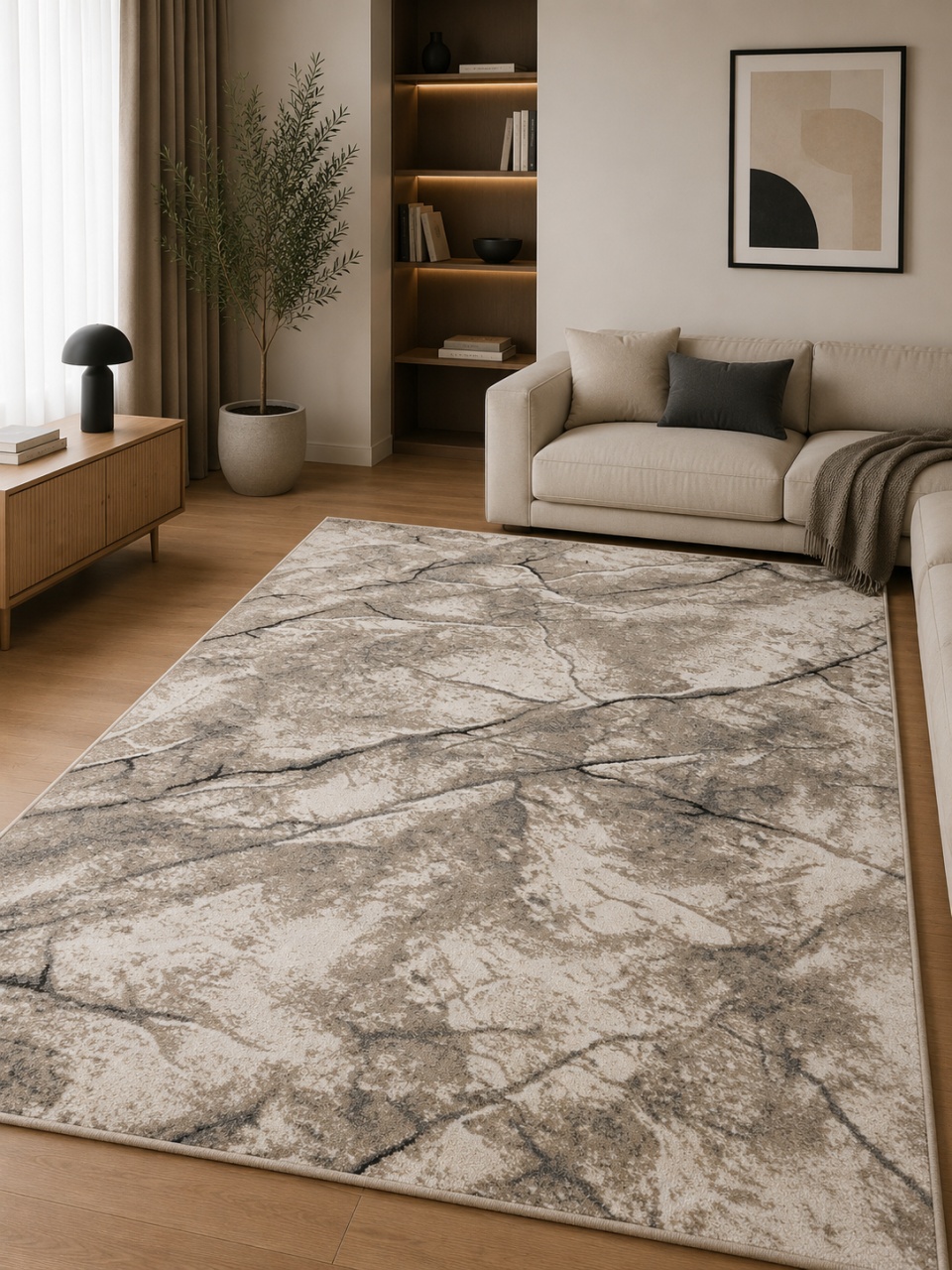 Covor, Elma, Gri, 160x230 cm, Delta Elma El005