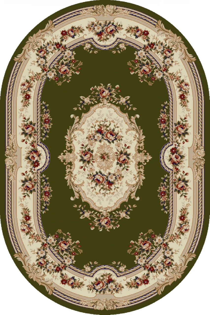 Covor Oval, Lotos, Crem, 60x110 cm, Delta Lotos 575-310