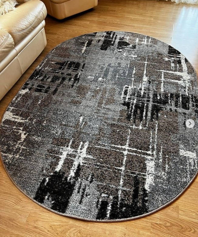 Covor Oval, Mira, Gri, 200x300 cm, Delta 24037 123