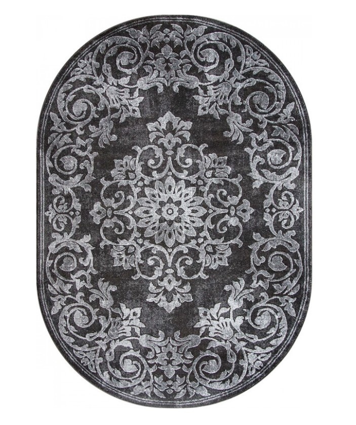 Covor Oval, Mira, Gri, 50x80 cm, Delta 24016