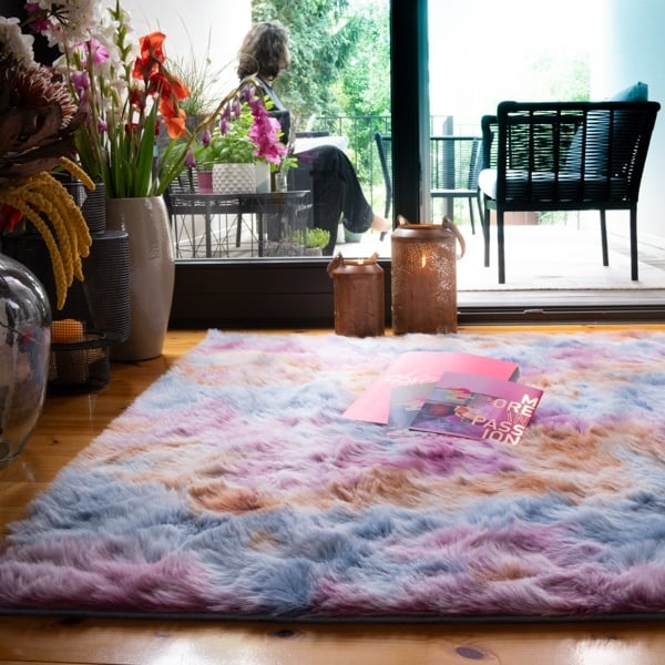 Covor traversa copii My Jamaica Roz 80x300 cm