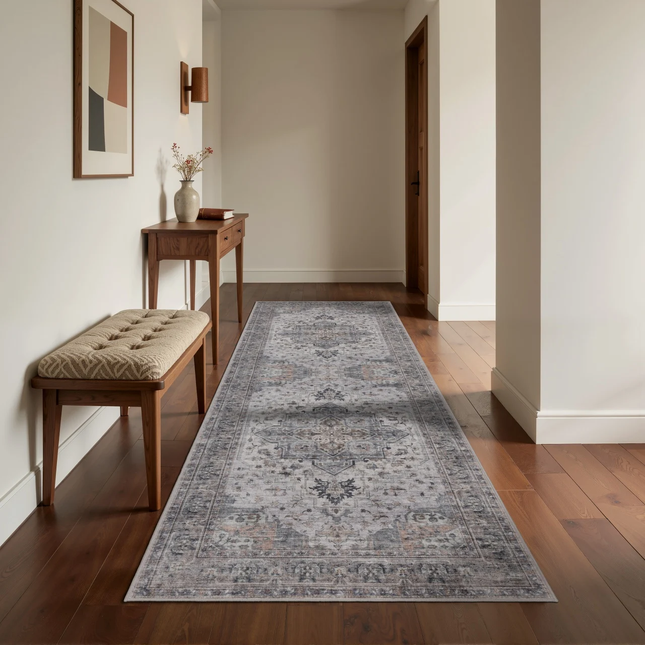 Covor Traversa INKA V4 Bej 80x250 cm