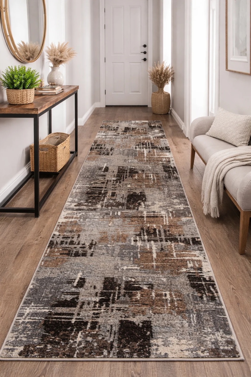 Covor Traversa, Mira, Gri, 60x800 cm, Delta 24037 123