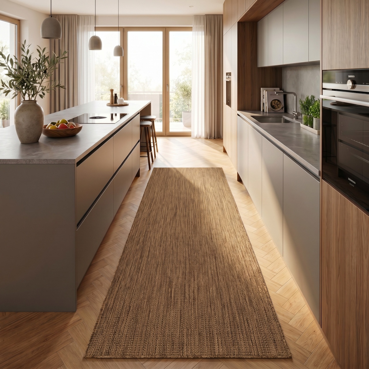 Covor Traversa MIRA V1 Maro 80x250 cm
