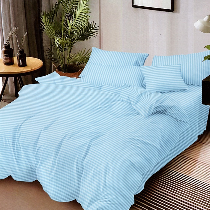 Lenjerie Damasc Elden Baby Blue (Finet)