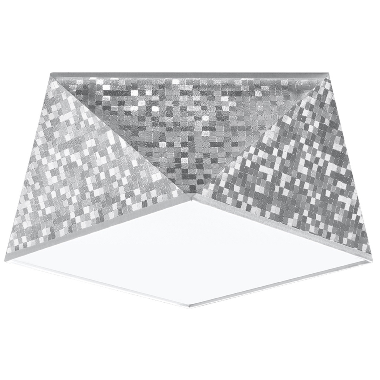Lustra Hexa Argint 25x25x15 cm