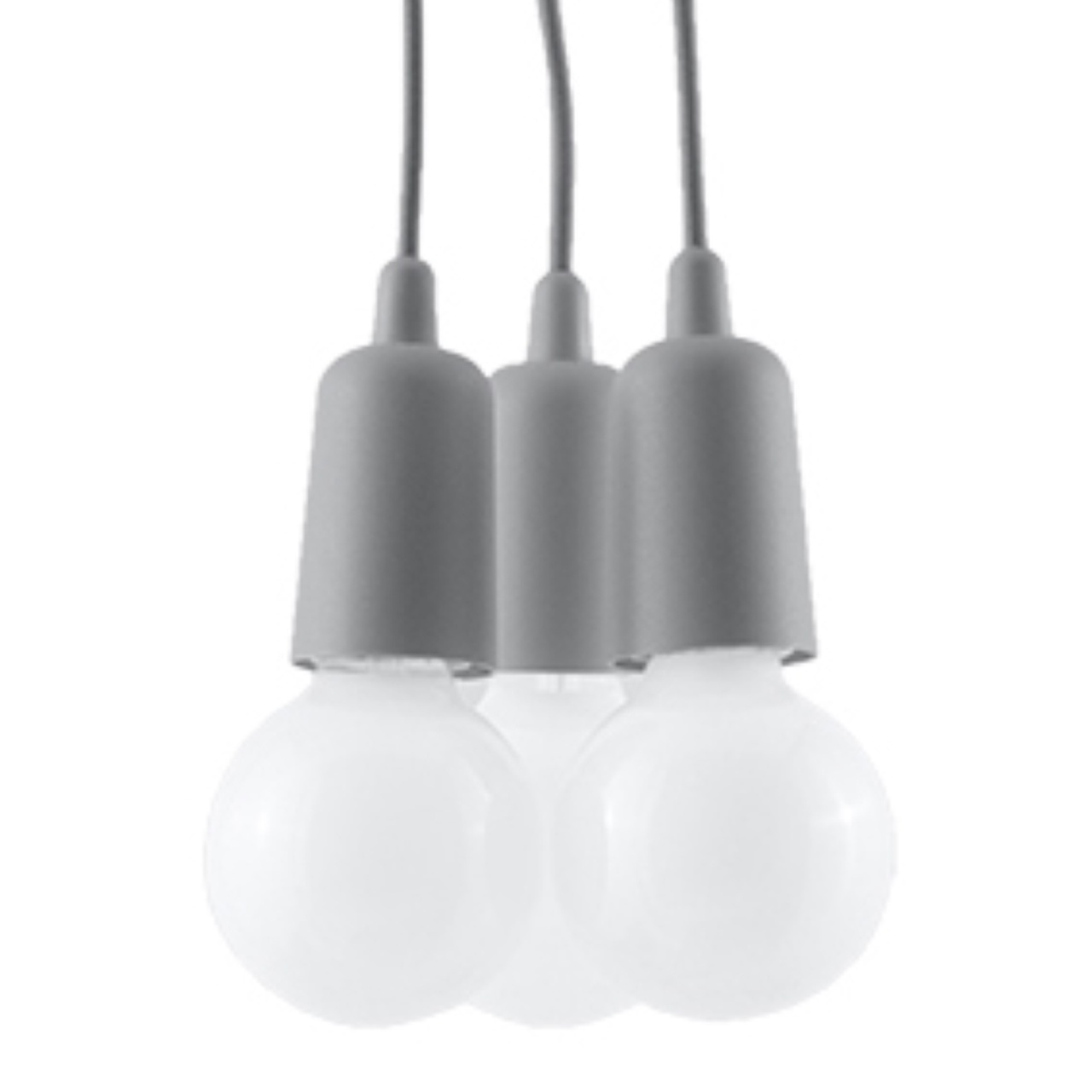 Lustra suspendata Diego Gri 15x15x90 cm