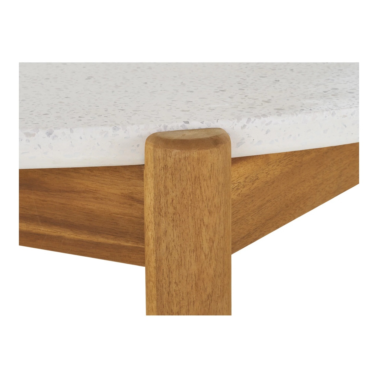 Masa dining Terracina, Natural, 120x120x76 cm