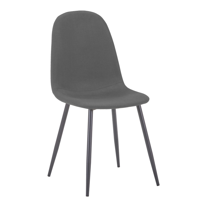 Scaun Bella, Gri, 44x55x85 cm