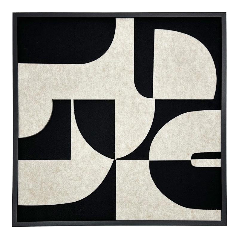 Tablou Jeire Alb 62x2.5x62 cm