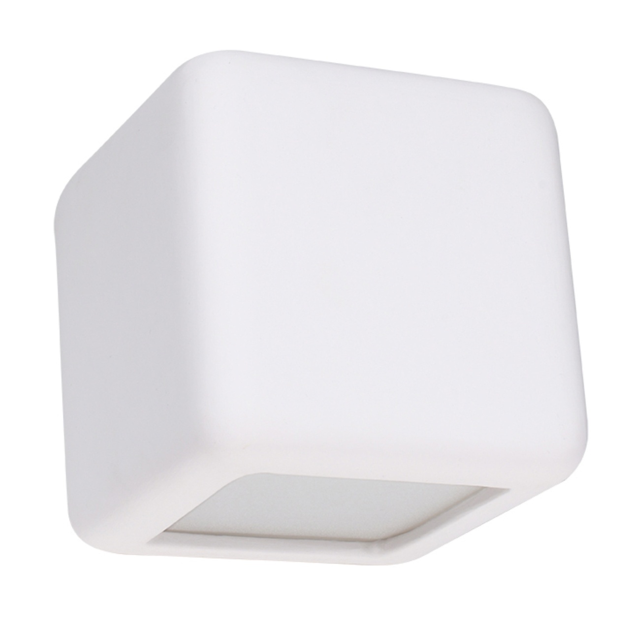 Aplica Nesta din ceramica Alb 14x14x14 cm
