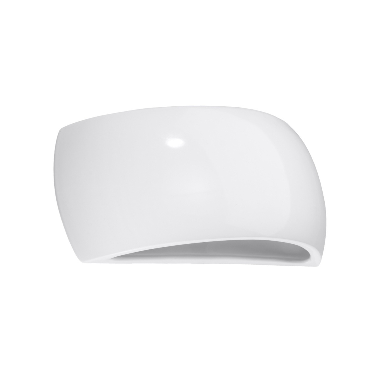 Aplica Pontius din ceramica Alb lucios 32x9x13.5 cm