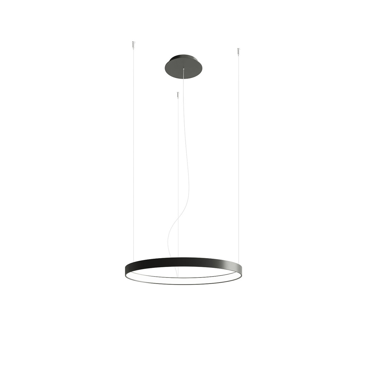 Candelabru LED Rio Negru 4000K 55x55x150 cm