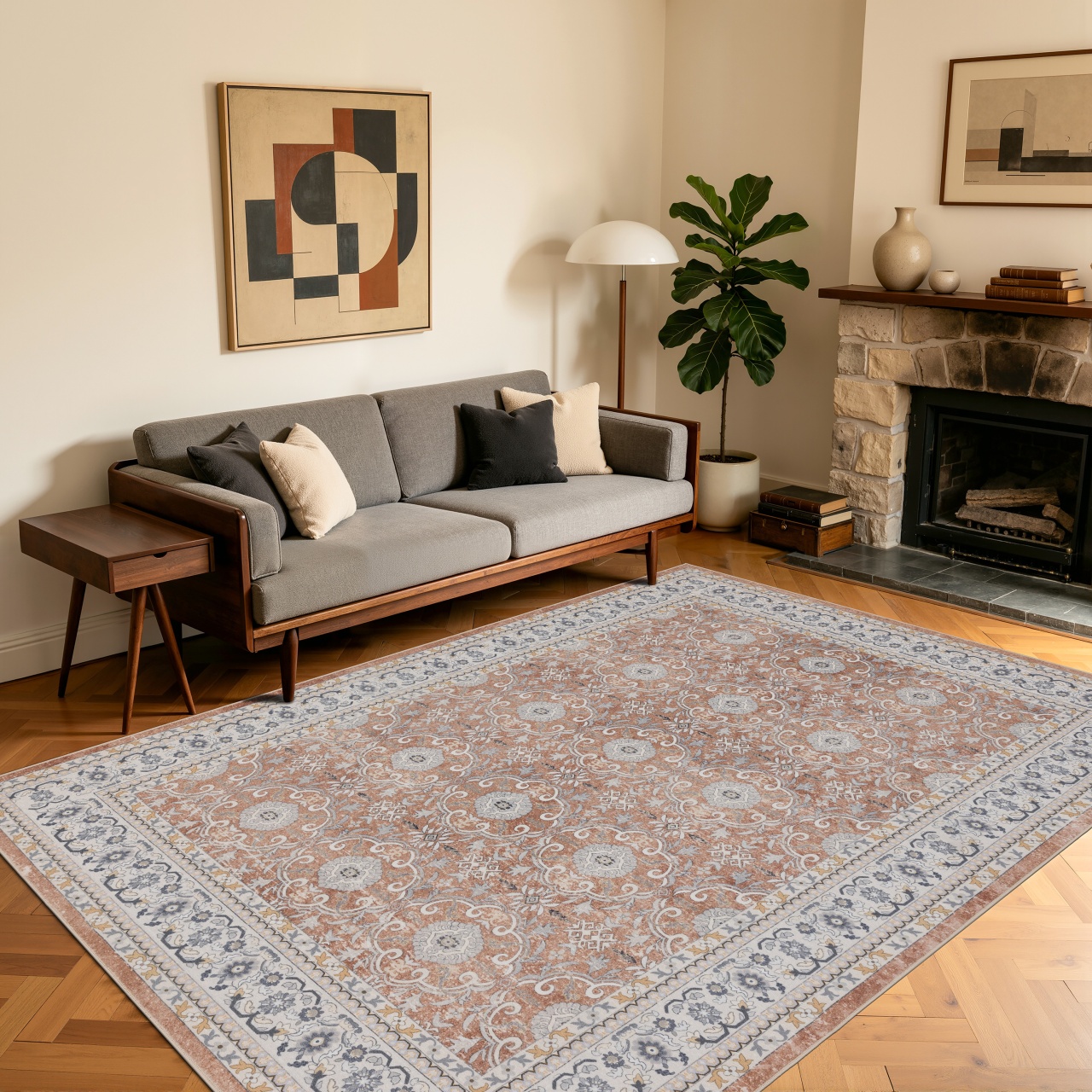 Covor Dreptunghiular INKA V5 Terra 240x340 cm