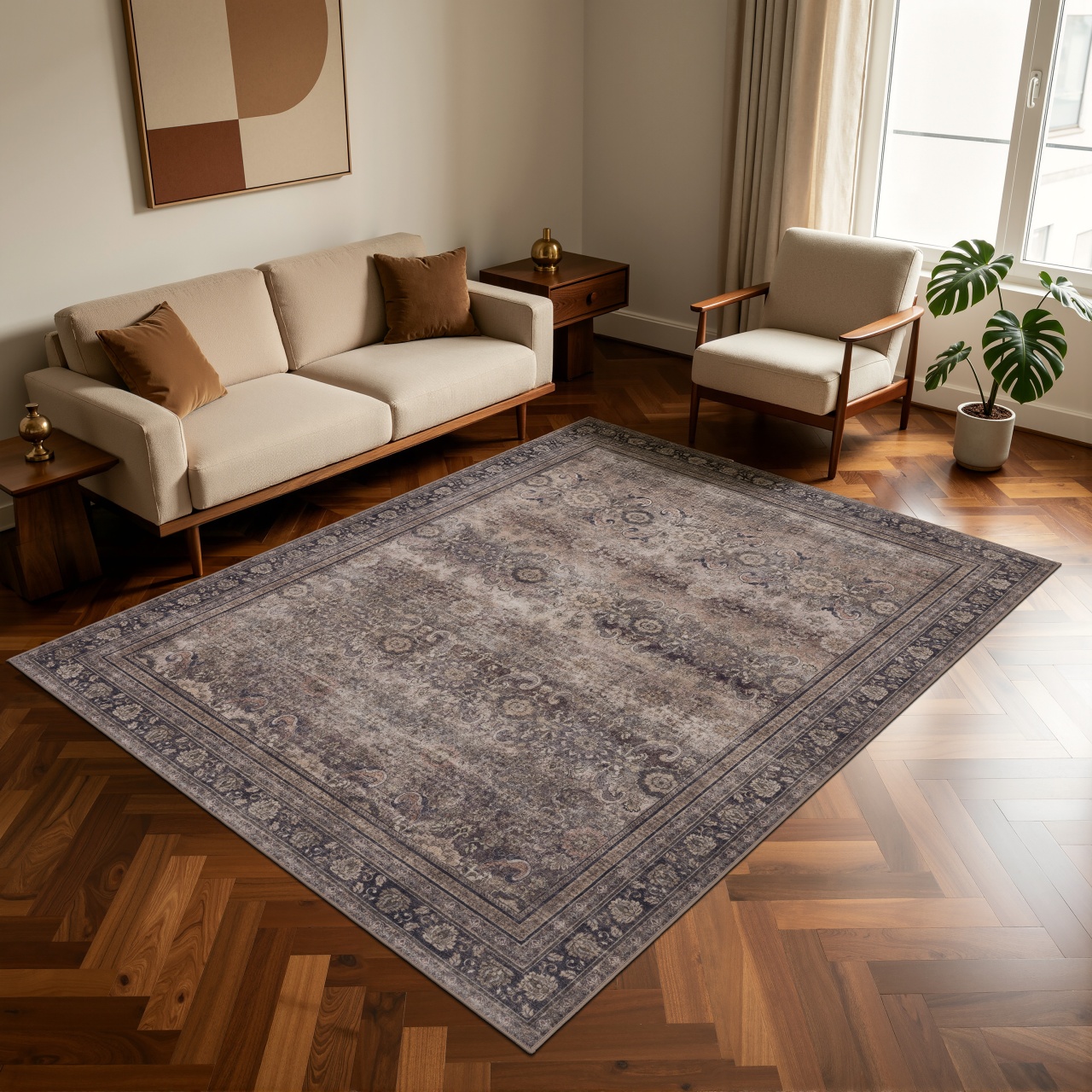 Covor Dreptunghiular INKA V7 Maro 140x200 cm