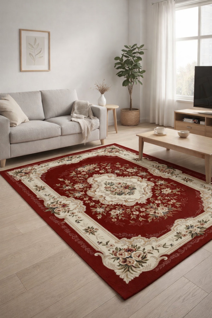 Covor, Lotos, Rosu, 60x110 cm, Delta Lotos 570 210