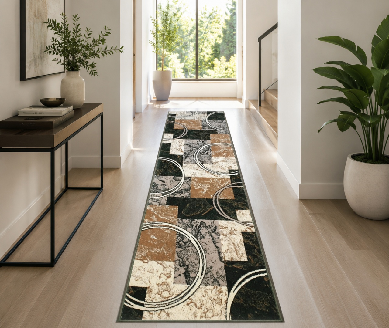 Covor Traversa, Lotos, Verde, 100x400 cm, Delta 15001