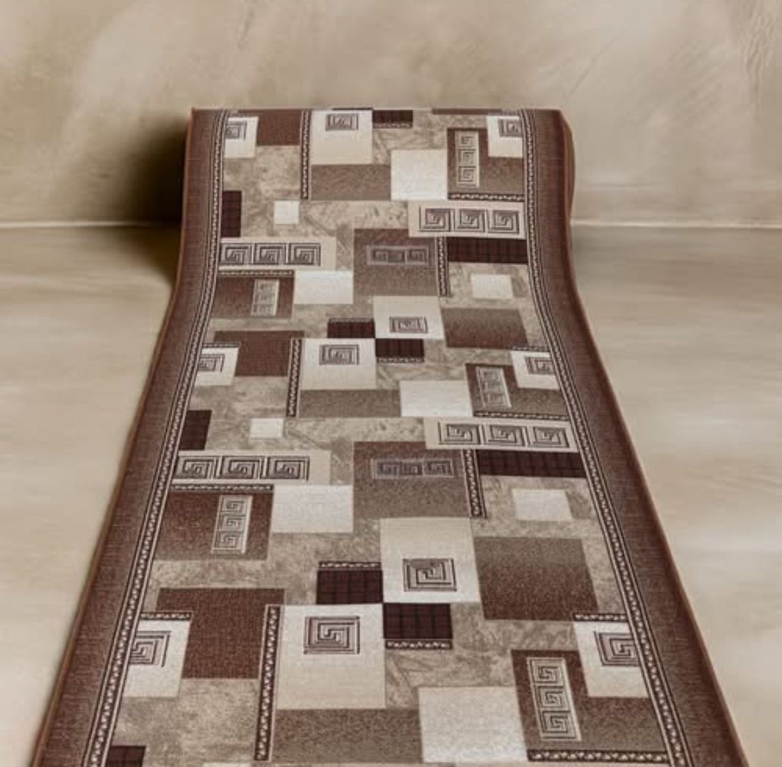 Covor Traversa, Print, Maro, 100x200 cm, Delta 1733