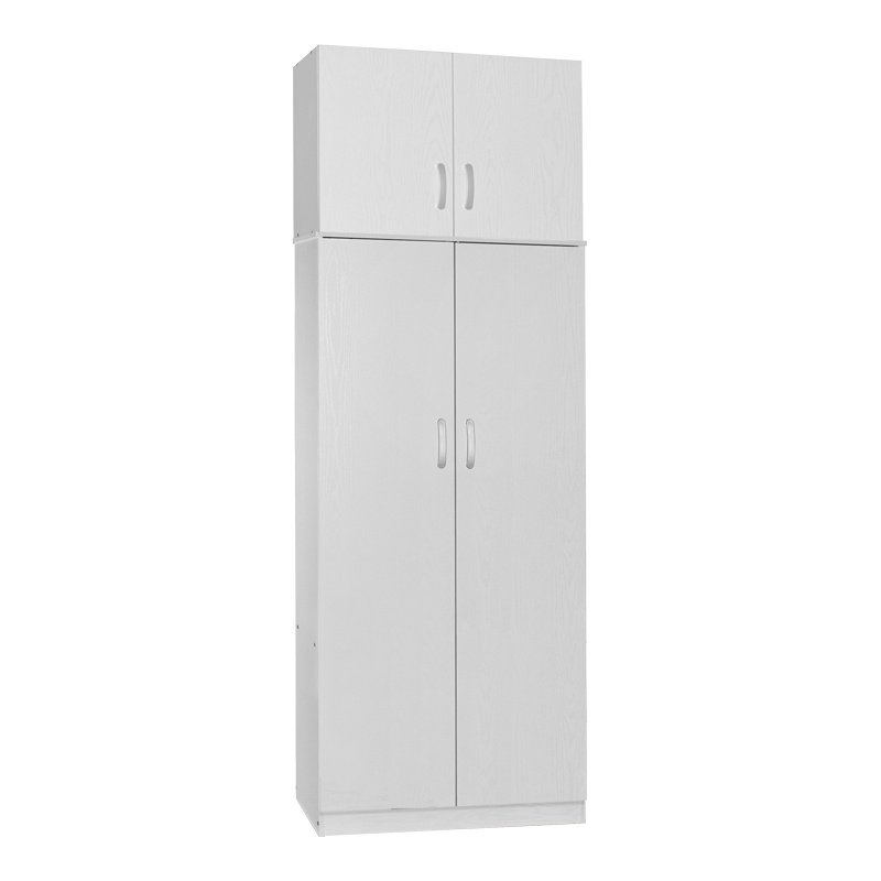 Dulap cu 2 usi, Athos, V5, Alb, 80x42x240 cm