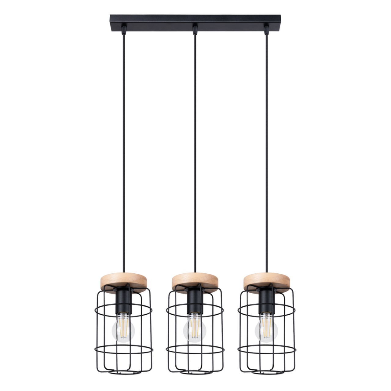 Lustra suspendata Gotto Negru 160x13x115 cm
