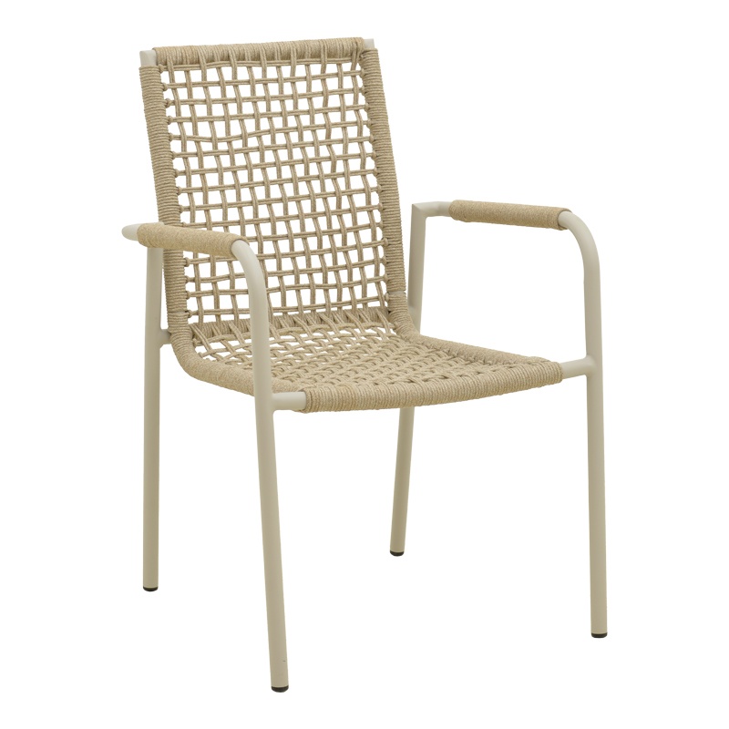 Scaun de gradina, Esence, Bej, 56x61.5x87.5 cm