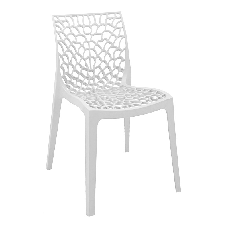 Scaun Hush, Pako World, PP, Alb, 50x57x81 cm