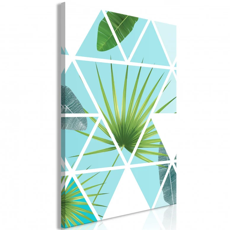 Tablou - Geometric Palm (1 Part) Vertical 60x90 cm