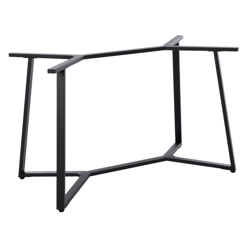 Baza de masa metalica Vampor I, Negru, 112x60x72 cm