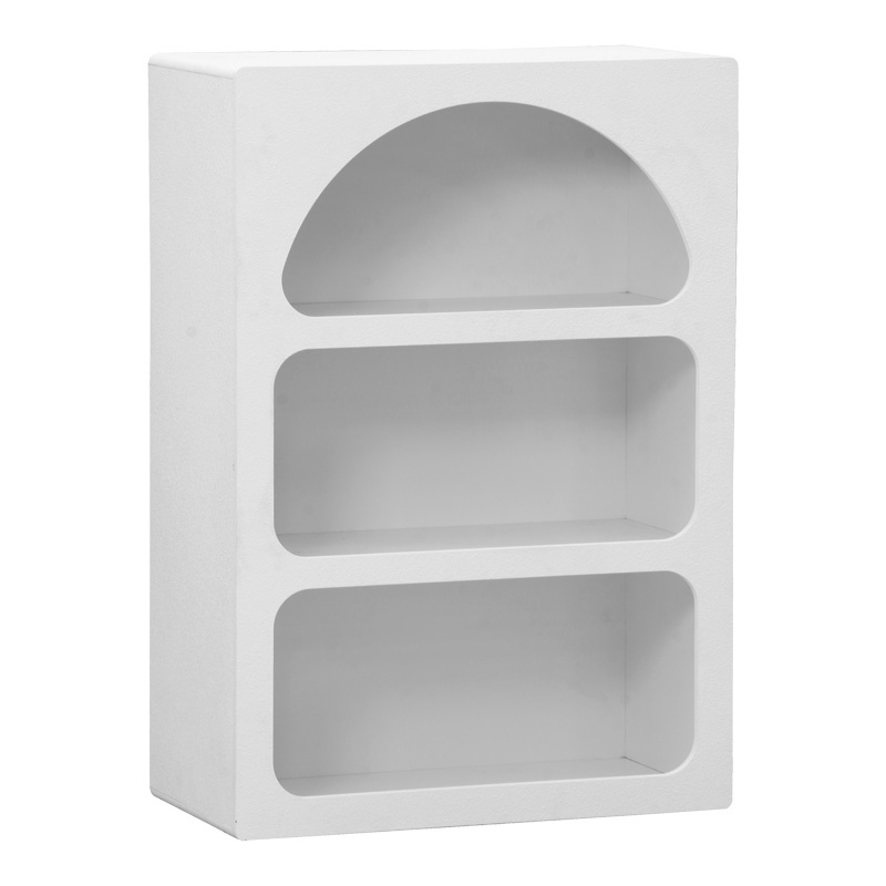Biblioteca Emersi Alb 70x35x100 cm