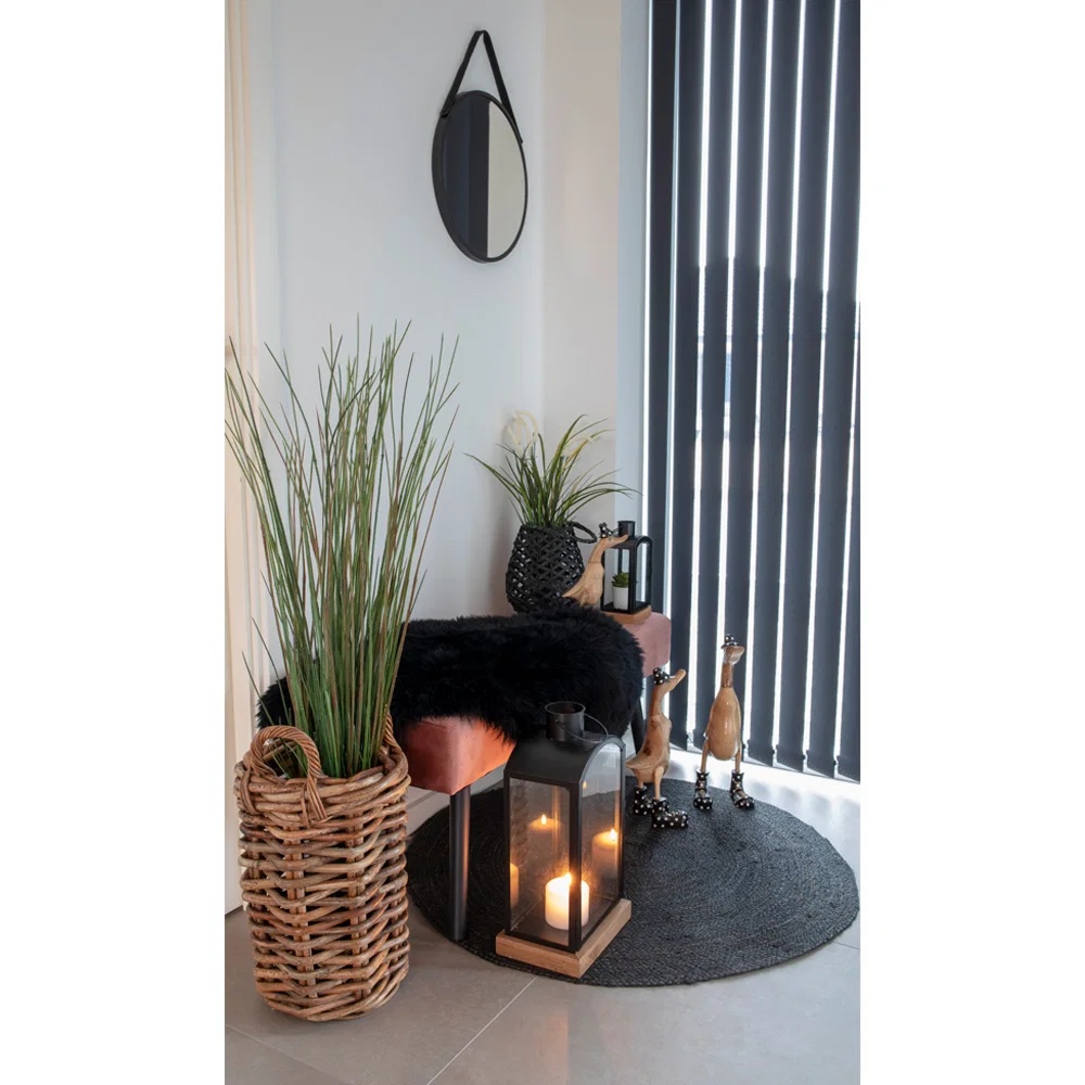 Blana decorativa de miel, Negru , 85x50x5 cm