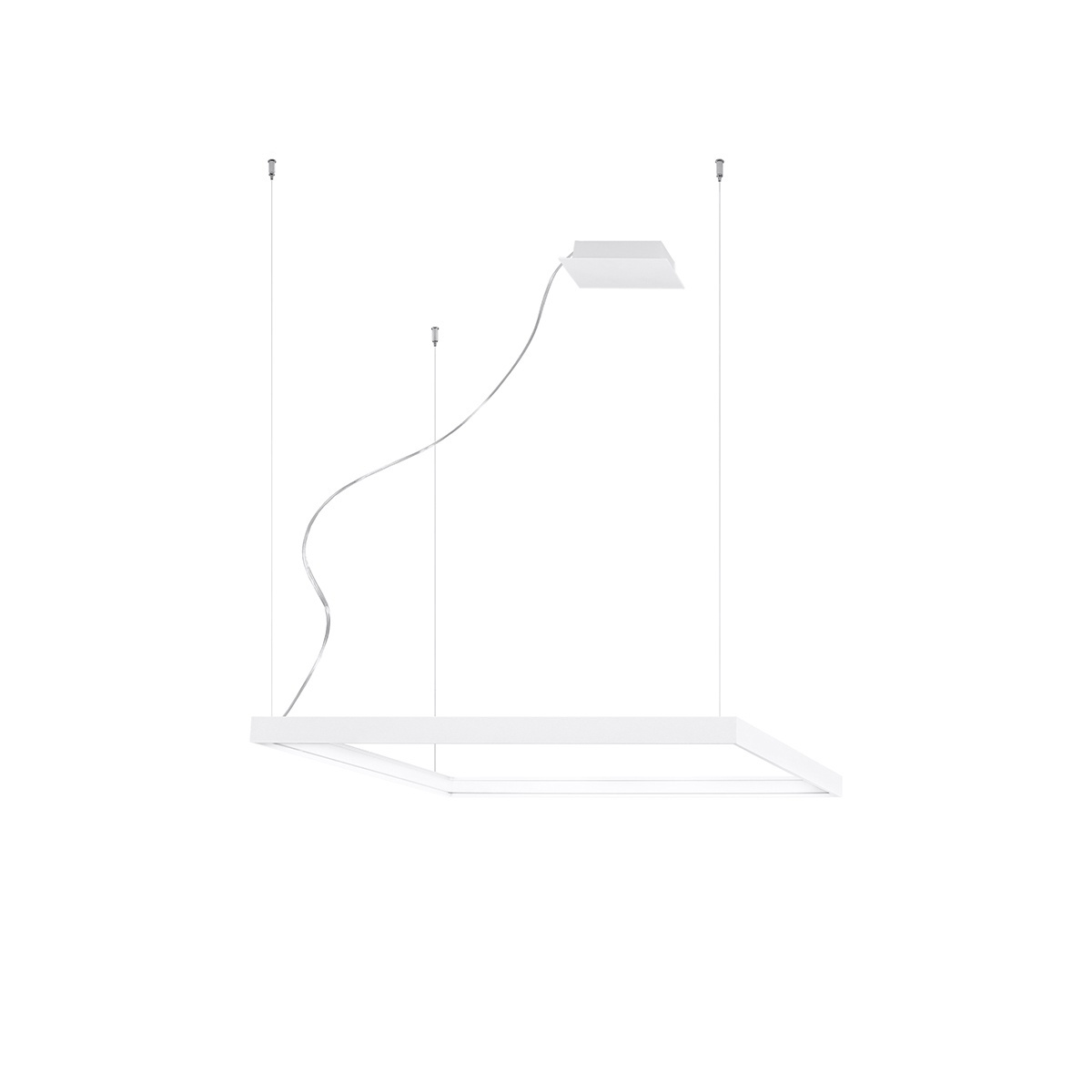 Candelabru LED Nelya Alb 4000K 80x80x150 cm